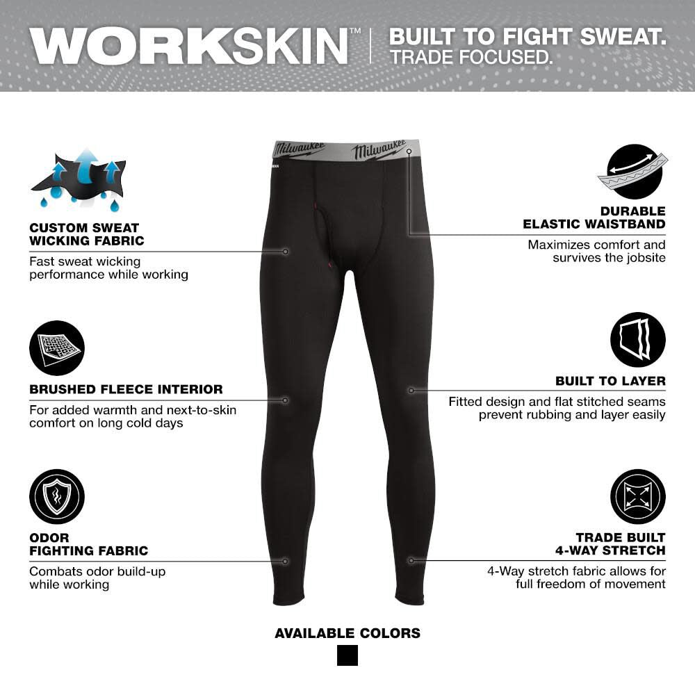 WORKSKIN Baselayer Pants 441B-2X