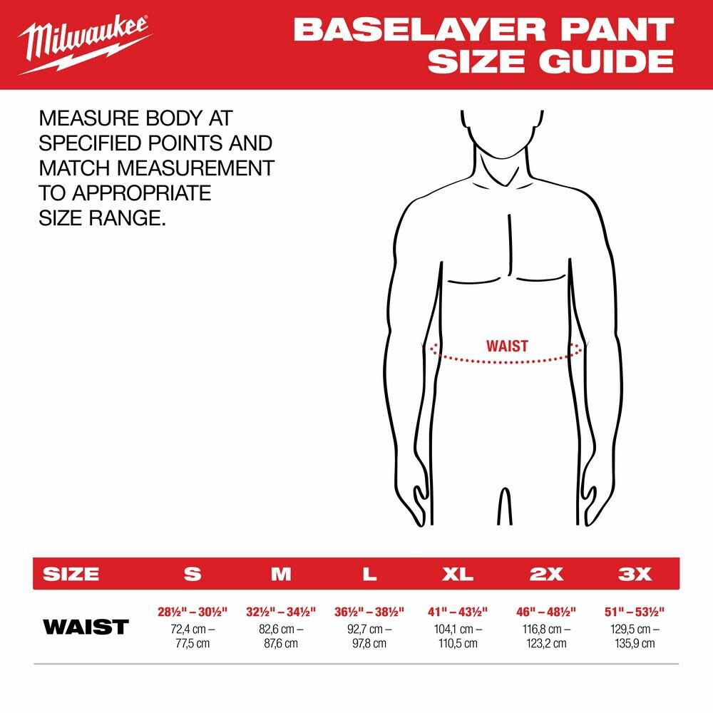 WORKSKIN Baselayer Pants 441B-2X