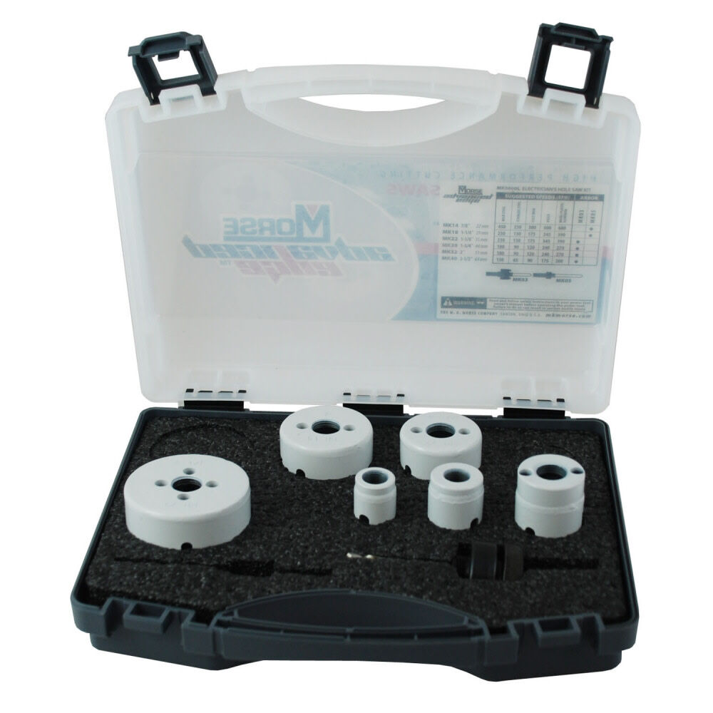 8pc Electricians Hole Saw Kit 168007