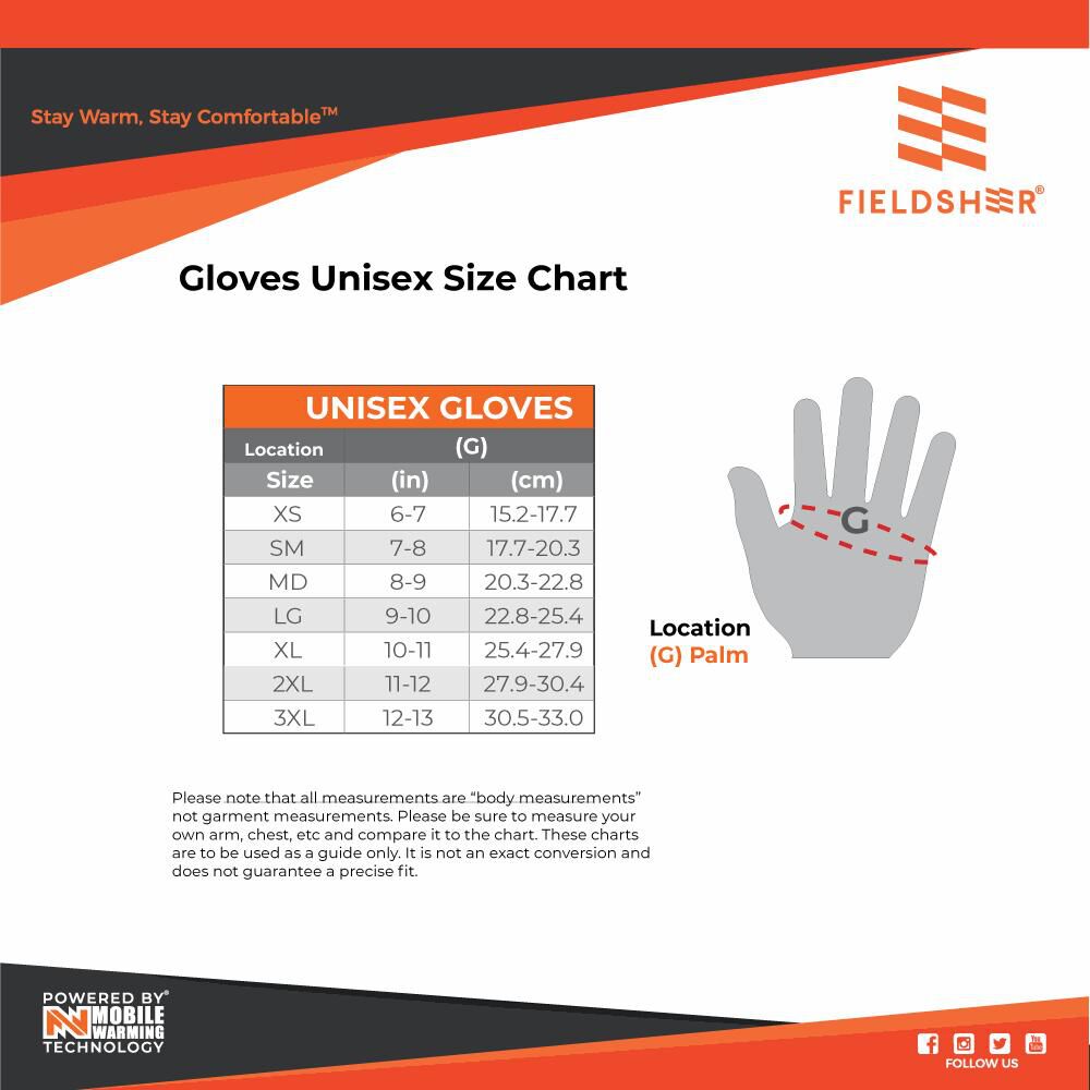 5.0V Squall Heated Black Unisex Gloves MWUG28010