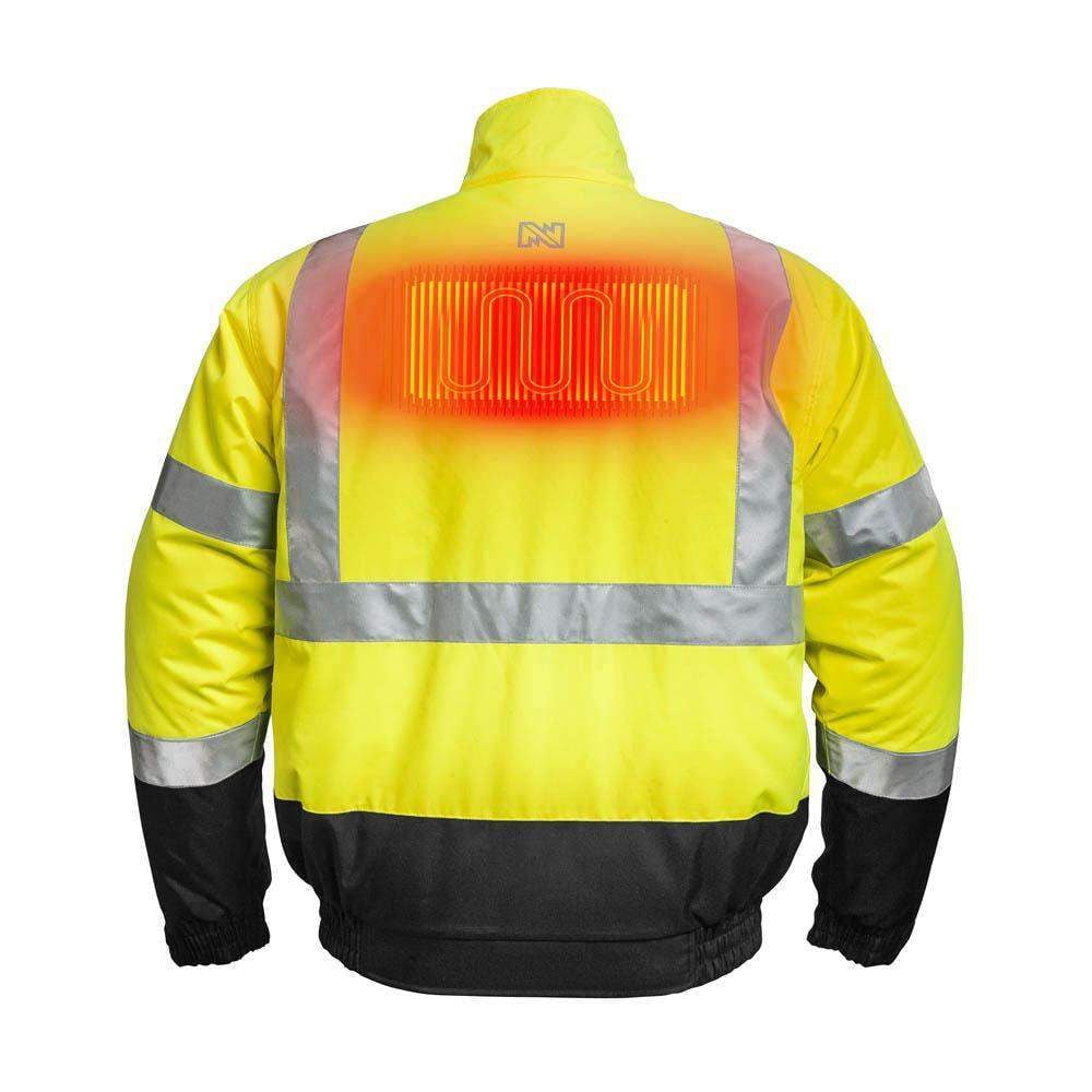 7.4V High-Vis Heated Jacket Mens MWJ19M04-10