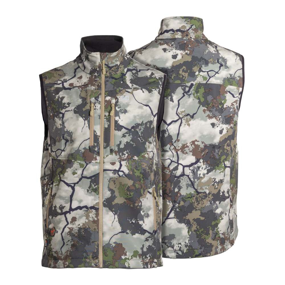 7.4V KCX Terrain Heated Vest Mens Kings Camo MWMV22450