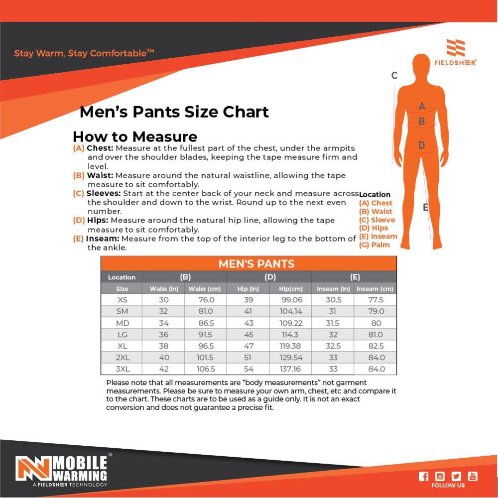 7.4V Morel Merino Heated Pant Mens