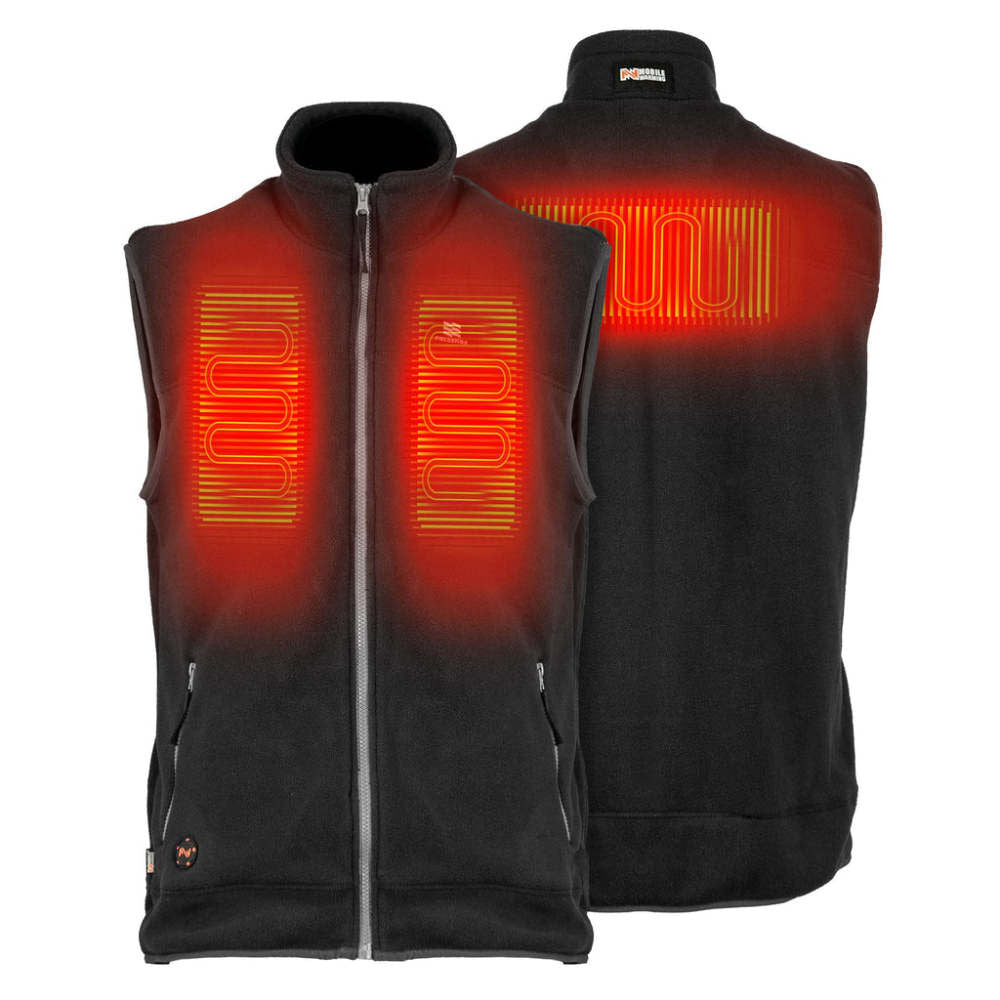 7.4V Trek Heated Vest Mens Black MWMV17010