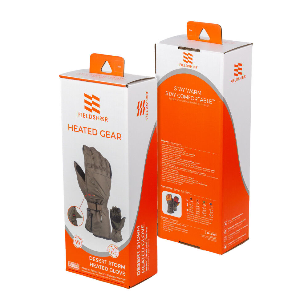 7.4V Desert Storm Heated Unisex Gloves Coyote MWUG12330