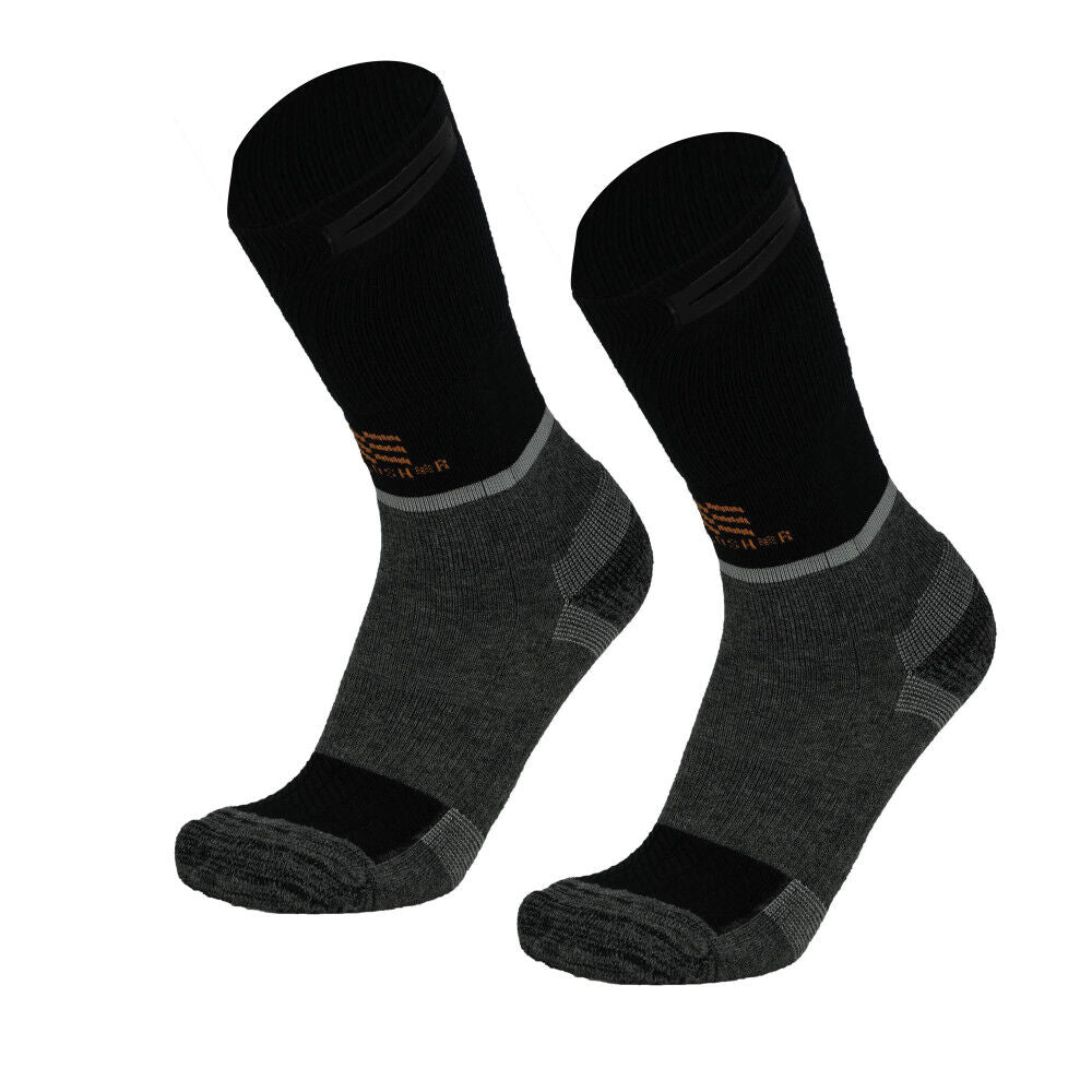 Merino Heated Socks Unisex 3.7V Dark Gray Small MWMS05220221