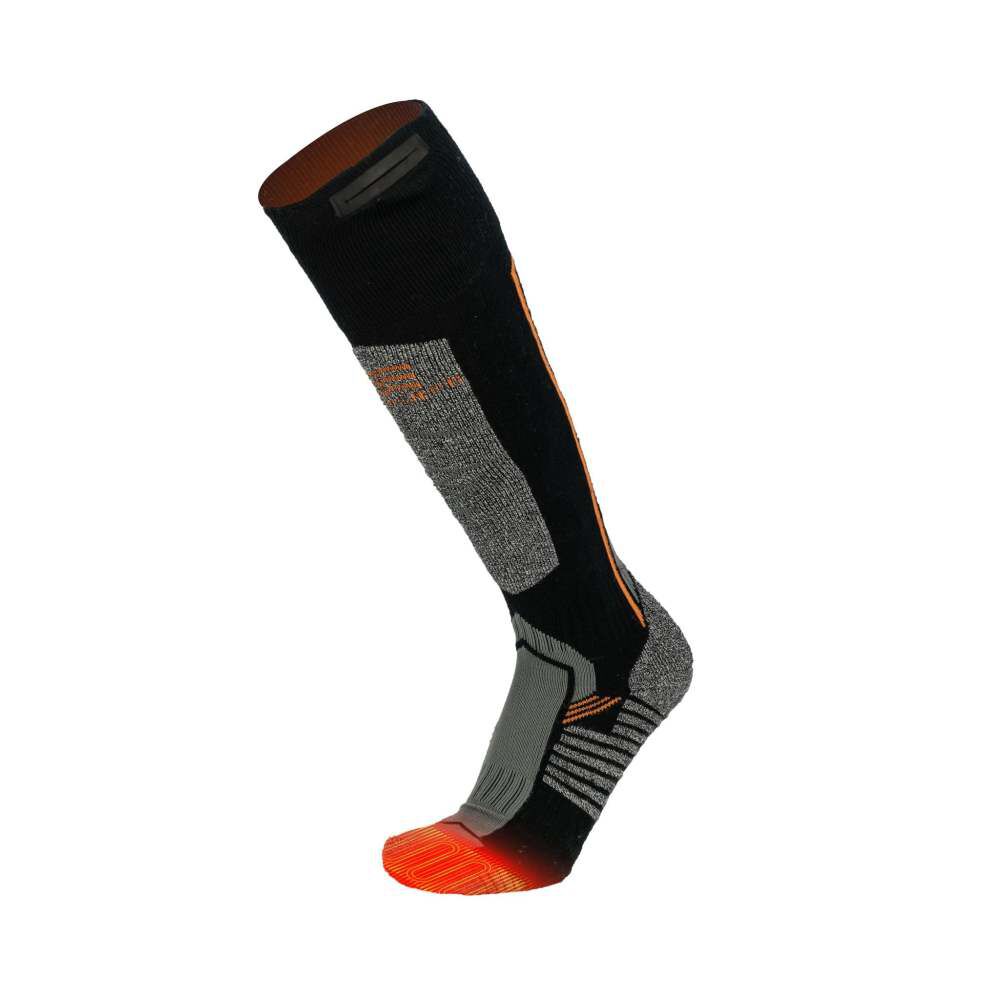 Pro Compression Heated Ski Socks Unisex Dark Gray MWUS27220