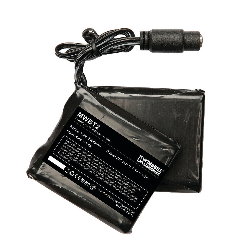 7.4V Thermal Heated Gloves Unisex Black MWUG20010