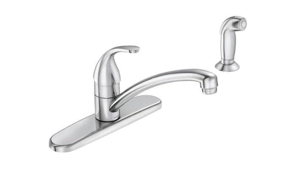 Adler Kitchen Faucet with Side Spray Chrome 1 Handle 87604