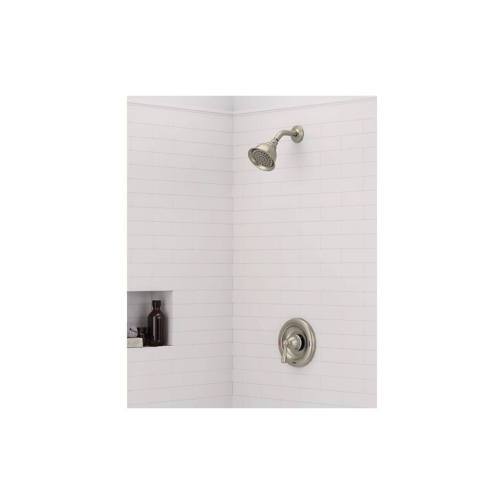Banbury Shower Head Spot Resist Brushed Nickel 4in 1 Handle 82912SRN