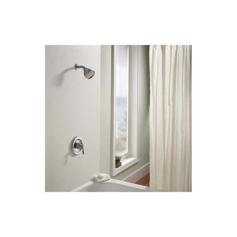 Banbury Shower Head Spot Resist Brushed Nickel 4in 1 Handle 82912SRN