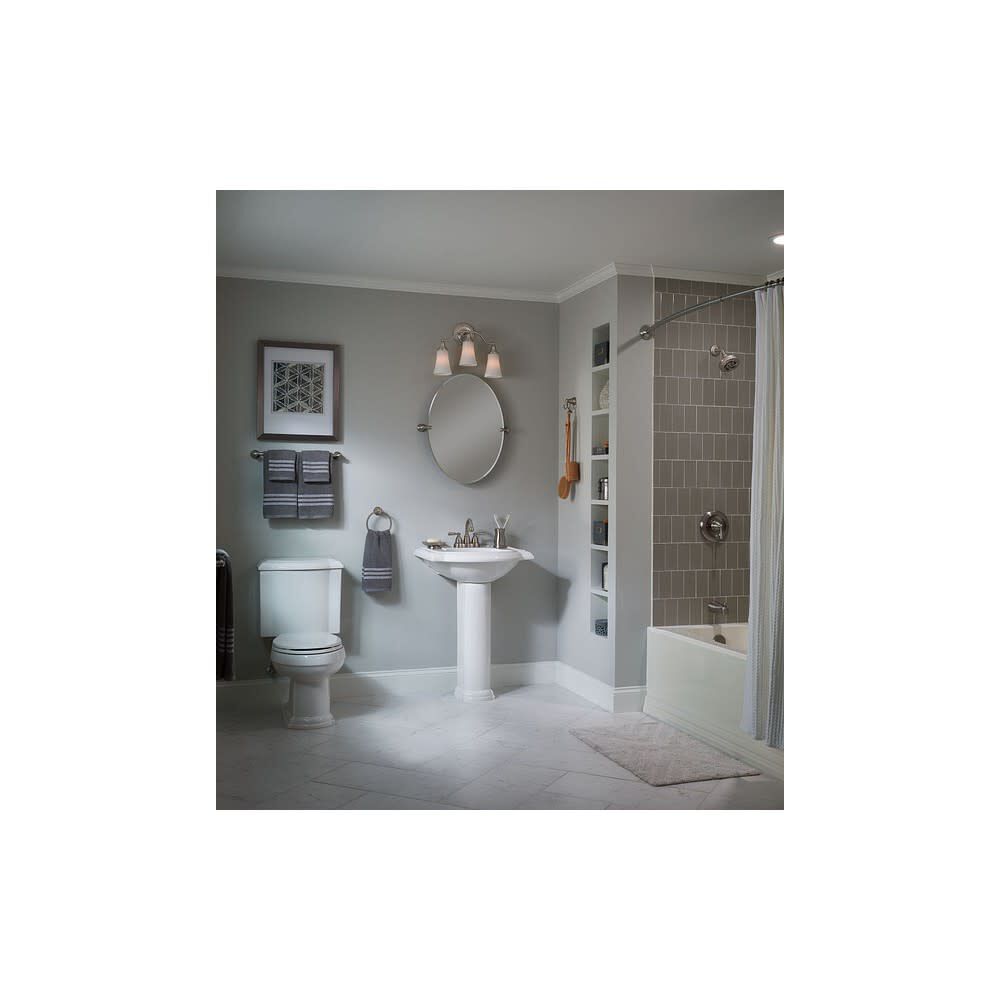 Banbury Towel Ring Brushed Nickel Aluminum 6in Y2686BN