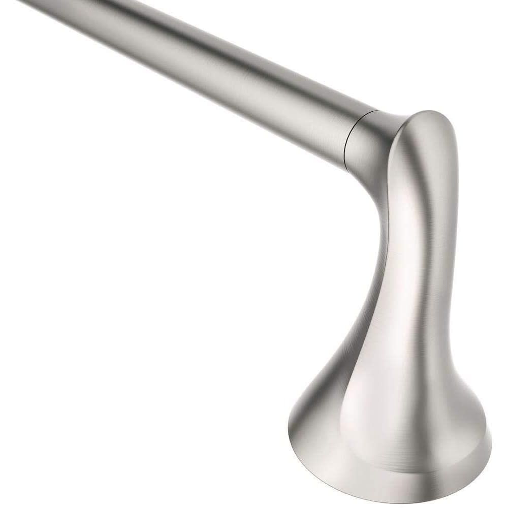 Darcy Brushed Nickel 18in Towel Bar with Press & Mark Stamp MY1518BN
