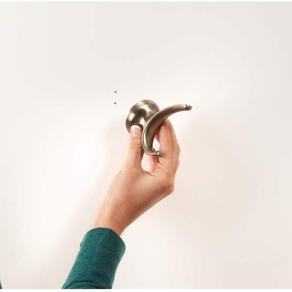 Darcy Brushed Nickel Robe Hook with Press & Mark Stamp 1Pack MY1503BN