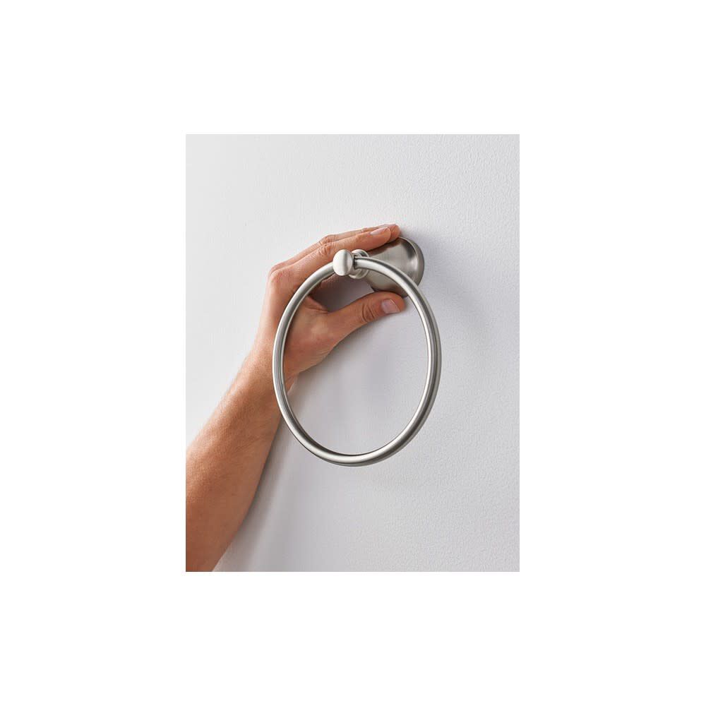 Hilliard Towel Ring Brushed Nickel 6.375in MY2786BN