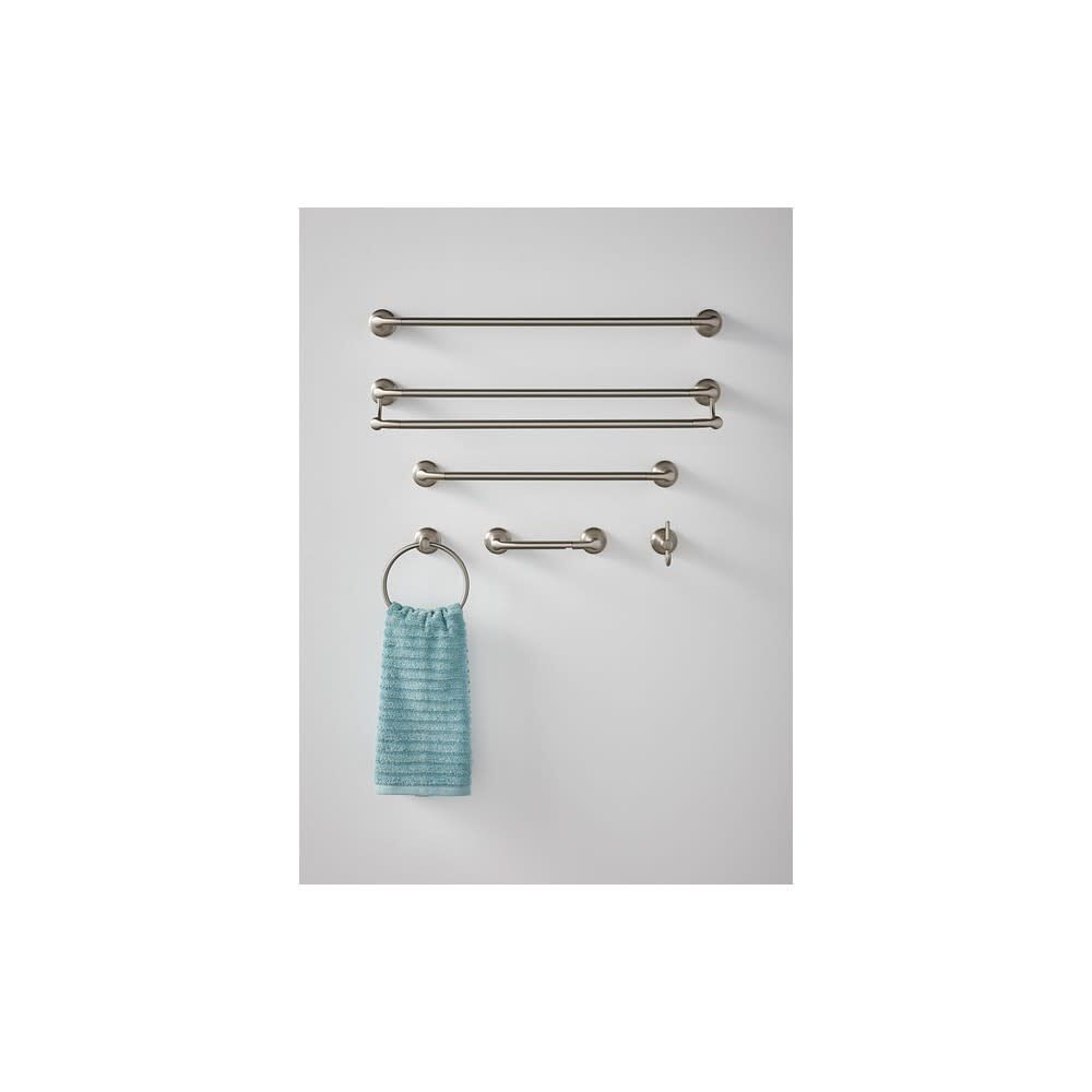 Hilliard Towel Ring Brushed Nickel 6.375in MY2786BN