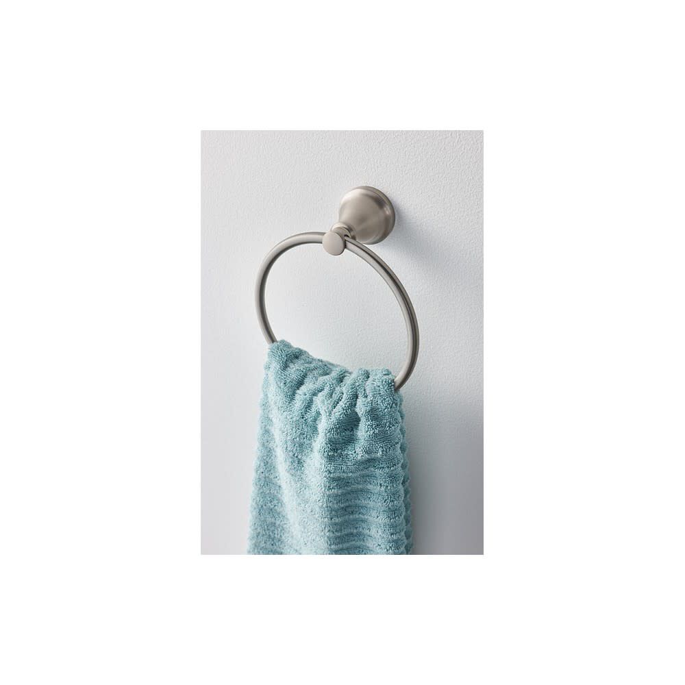 Hilliard Towel Ring Brushed Nickel 6.375in MY2786BN