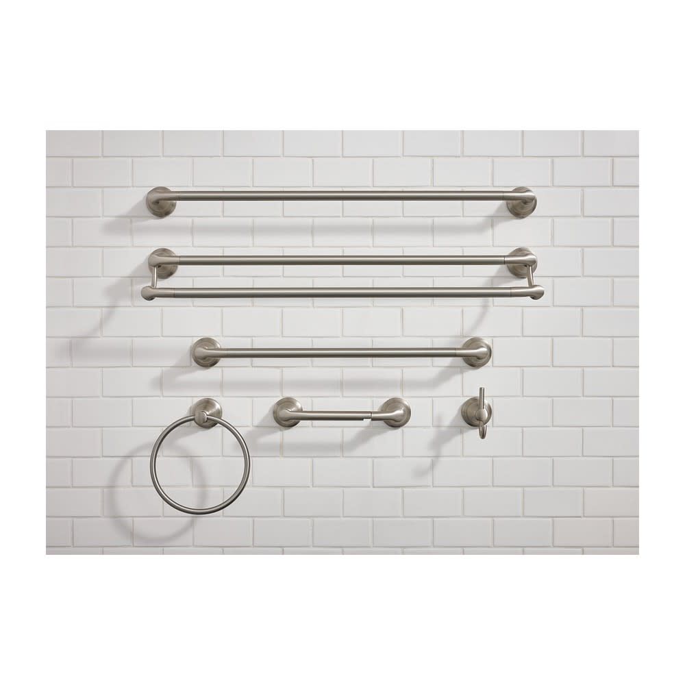 Hilliard Towel Ring Brushed Nickel 6.375in MY2786BN