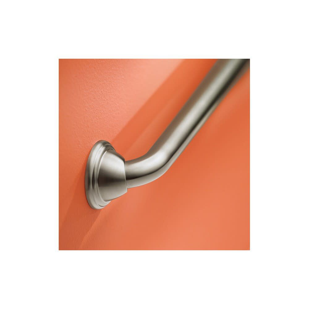 Home Care Elite Grab Bar Brushed Nickel Steel 16in LR8716D2BN