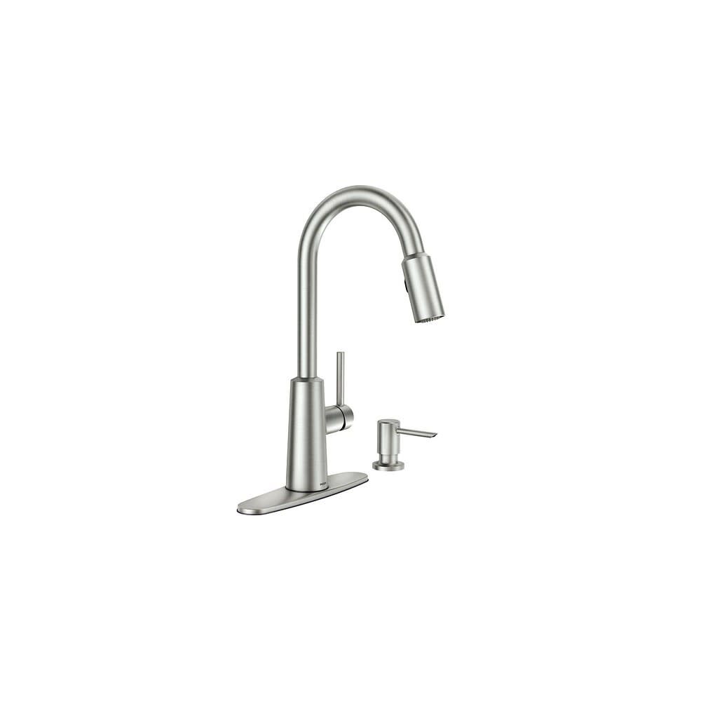 Nori Pulldown Kitchen Faucet Spot Resist Stainless High Arc 87066SRS