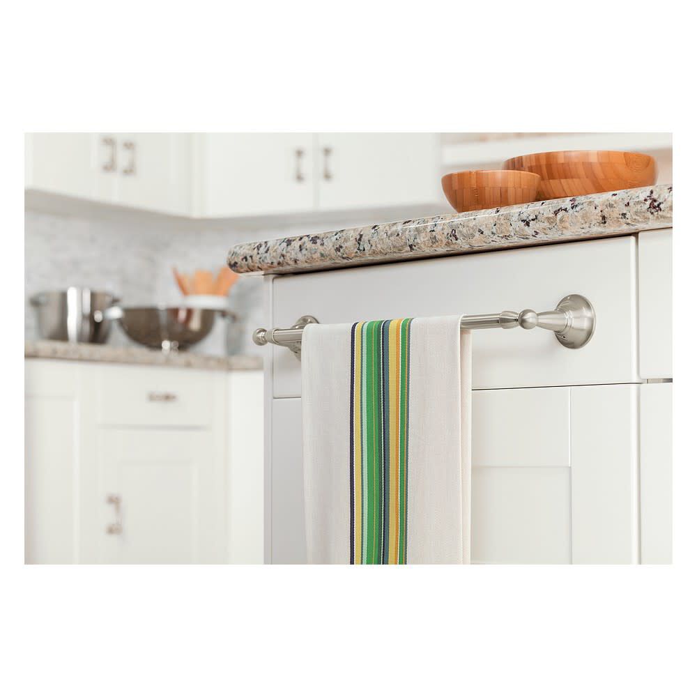 Sage Towel Bar Brushed Nickel Brass 24in DN6824BN