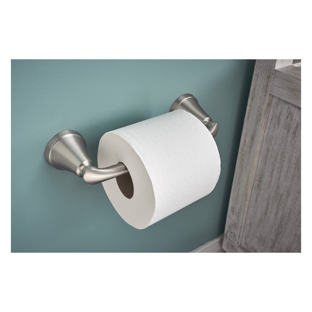 Tiffin Toilet Paper Holder Brushed Nickel Pivoting MY4808BN