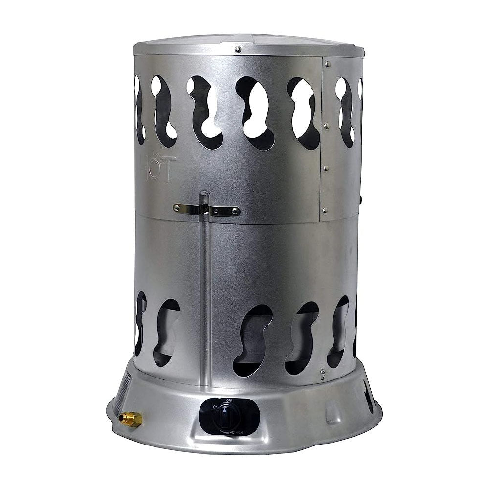 Noiseless Silver 80000 BTU Portable Propane Convection Heater F270490