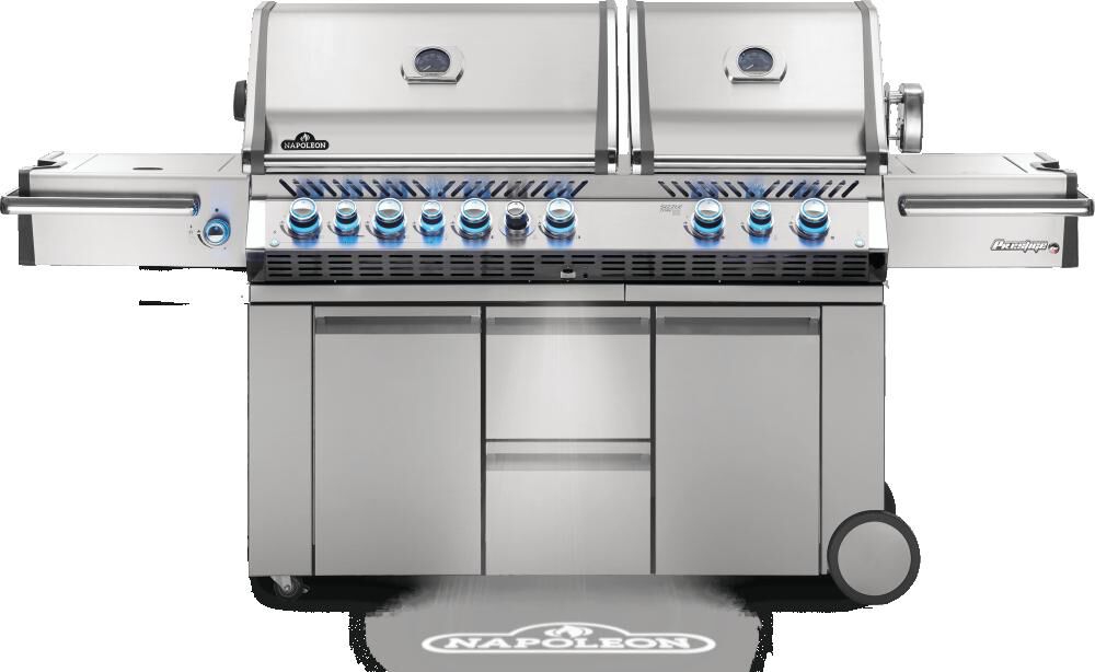 Prestige PRO 825 Natural Gas Grill with Power Side Burner and Infrared Rear & Bottom Burners Stainless Steel PRO825RSBINSS-3