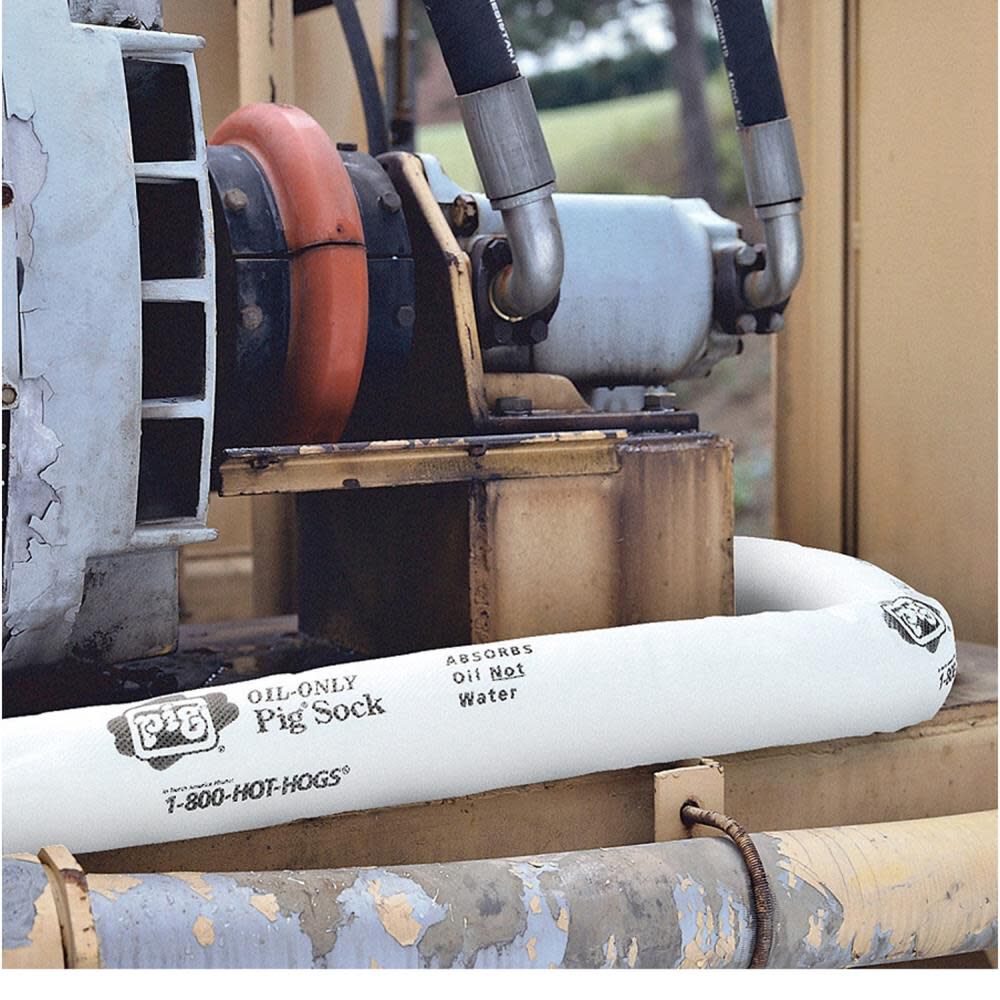 Water-Repellent Oil-Absorbent Sock - 3 In. Diameter x 48 In. Length SKM210