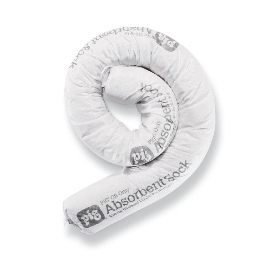 Water-Repellent Oil-Absorbent Sock - 3 In. Diameter x 48 In. Length SKM210