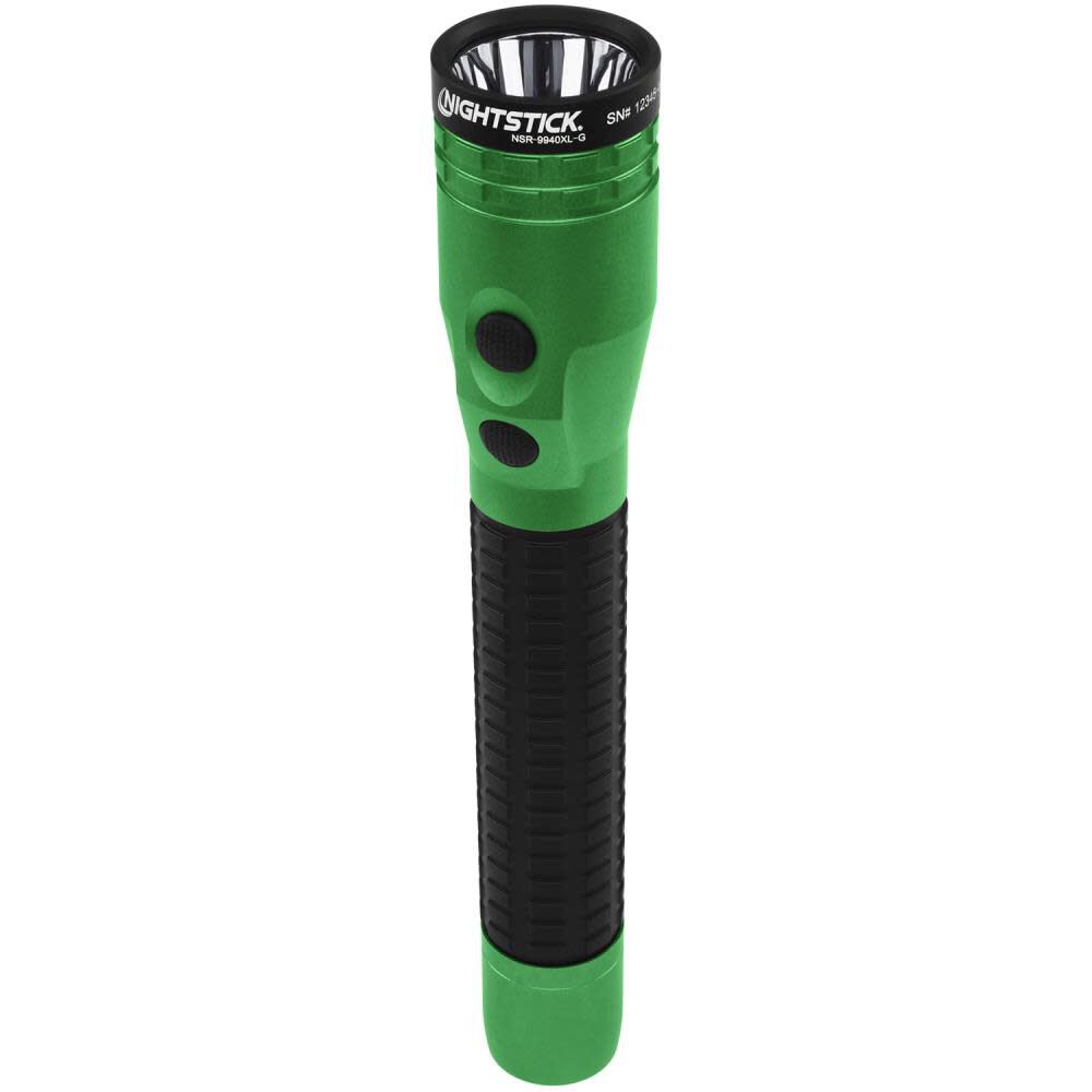 Metal Dual-Light Flashlight with Magnet Rechargeable NSR-9940XL-G