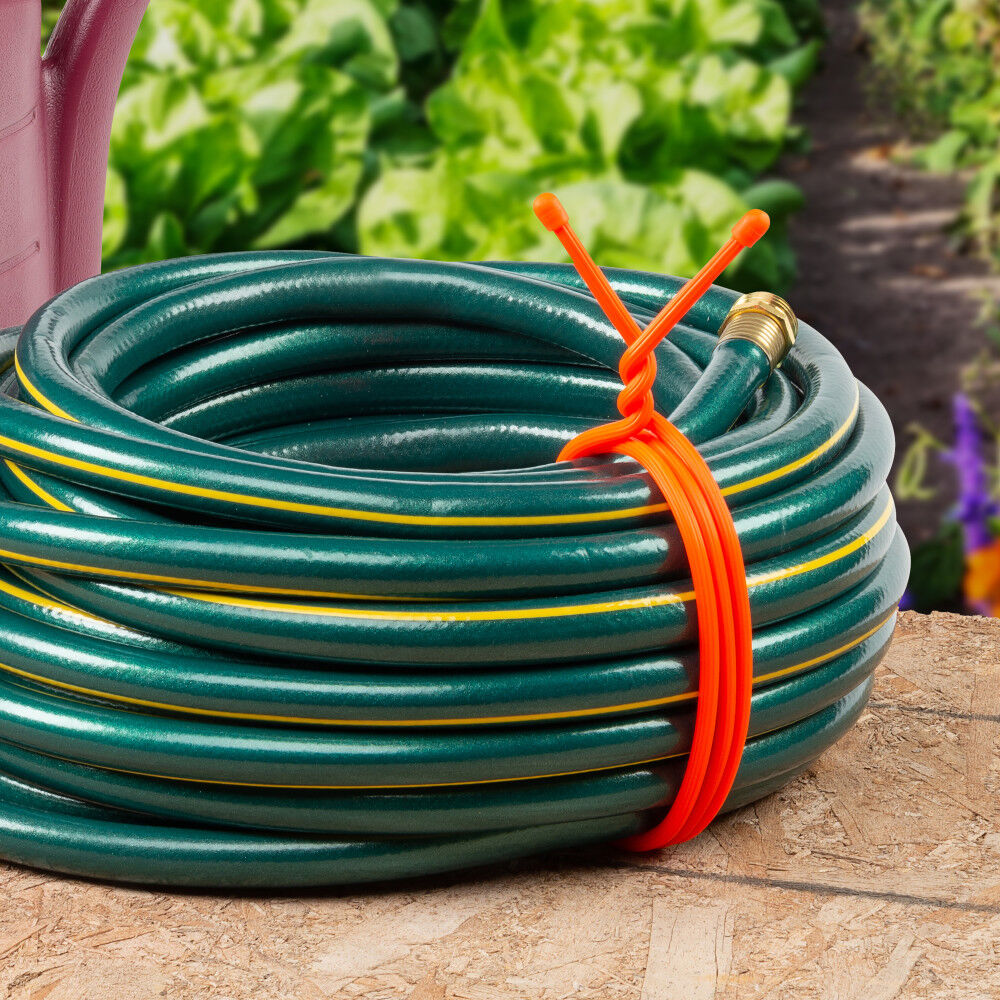 Gear Tie Reusable Rubber Twist Tie 64in Bright Orange GT64-31-R3