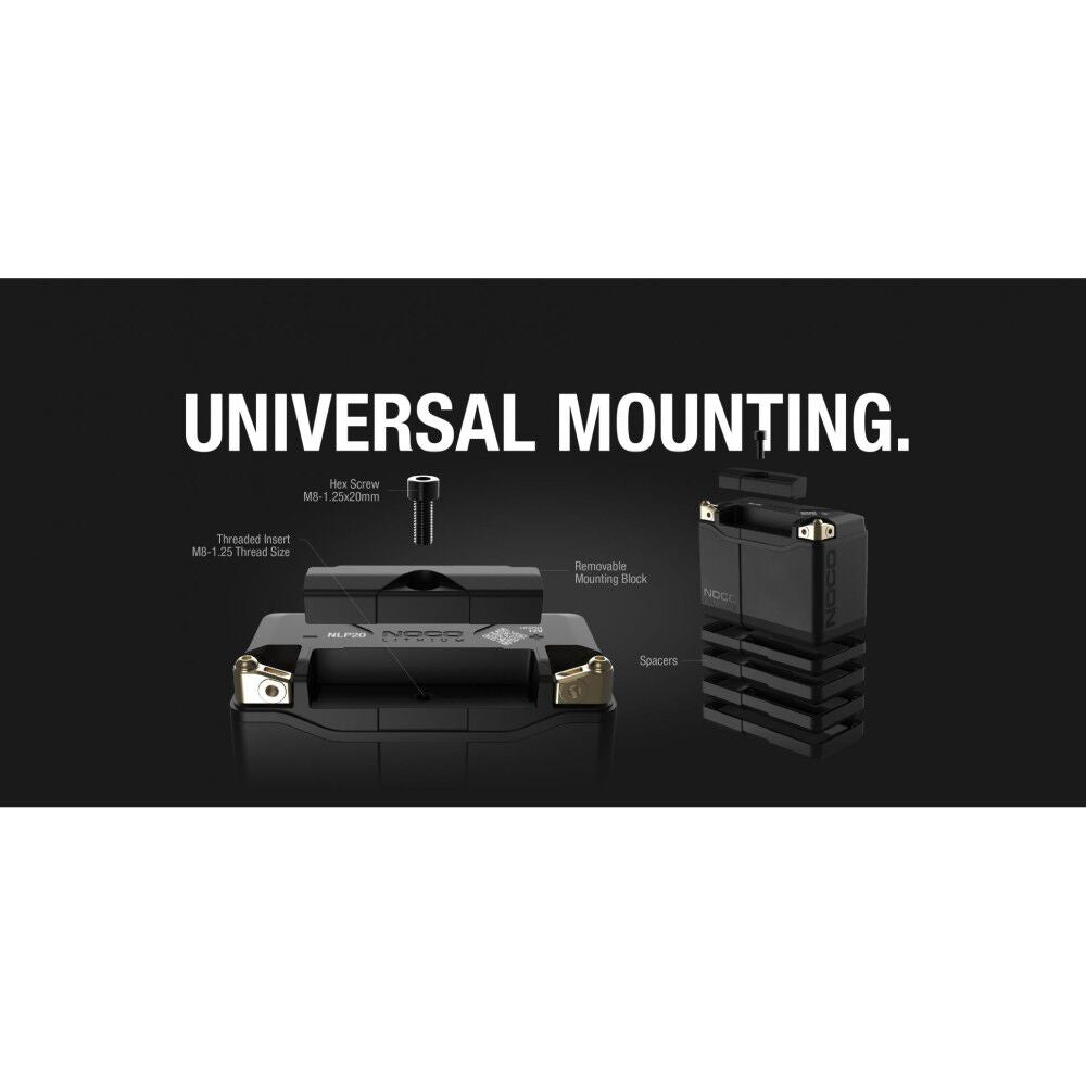 12V 600A 7Ah Lithium Powersport Battery NLP20