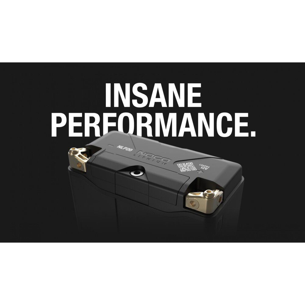 12V 600A 7Ah Lithium Powersport Battery NLP20