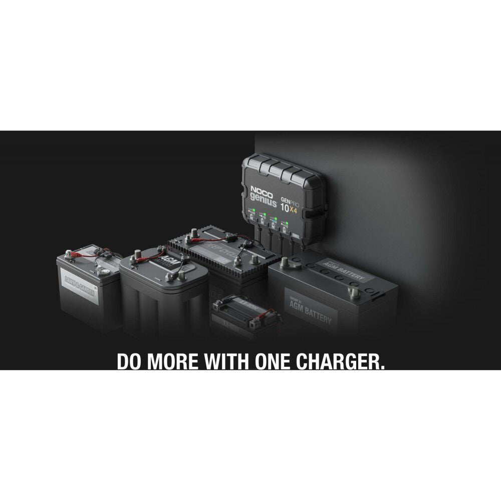 12V Battery Charger 40A Fully Automatic 4 Bank On Board GENPRO10X4