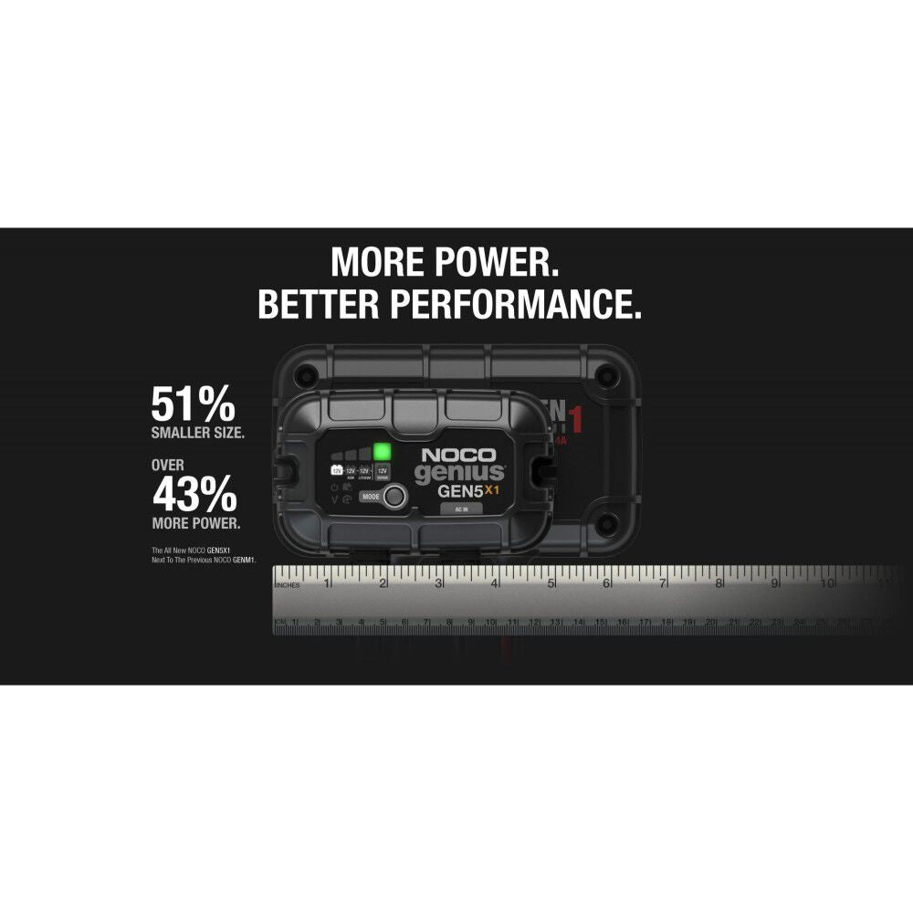 12V Battery Charger 5A Fully Automatic 1 Bank On Board GEN5X1