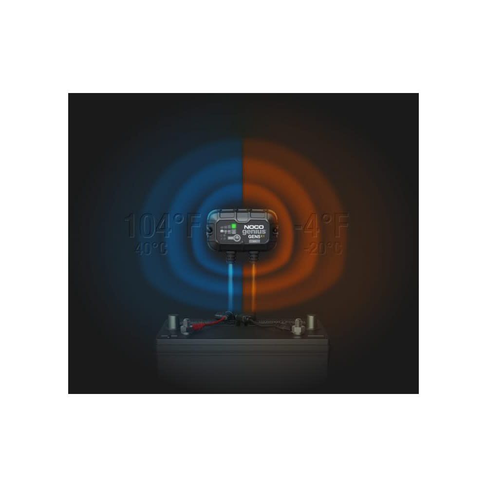 12V Battery Charger 5A Fully Automatic 1 Bank On Board GEN5X1