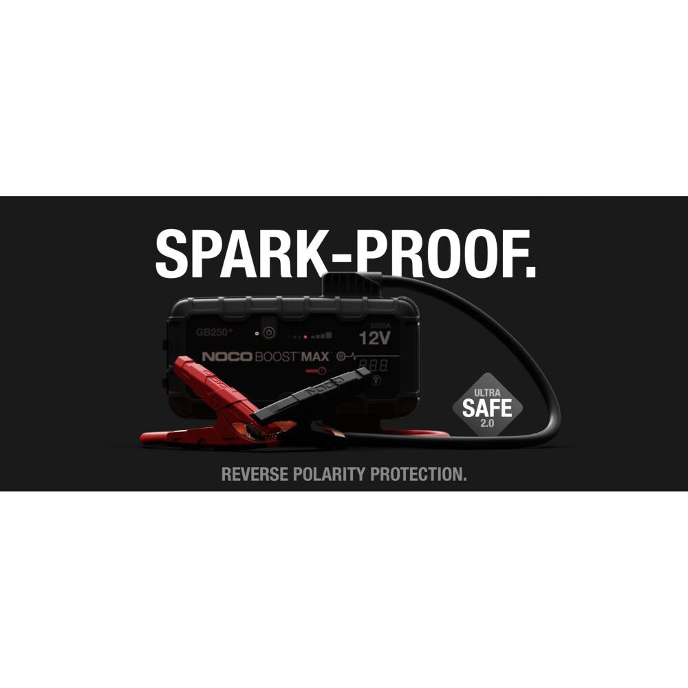12V Jump Starter 5250A Boost Max Portable Ultrasafe Lithium GB250