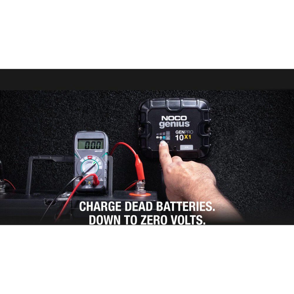 Battery Charger 12V 10A Fully Automatic Waterproof On Board GENPRO10X1