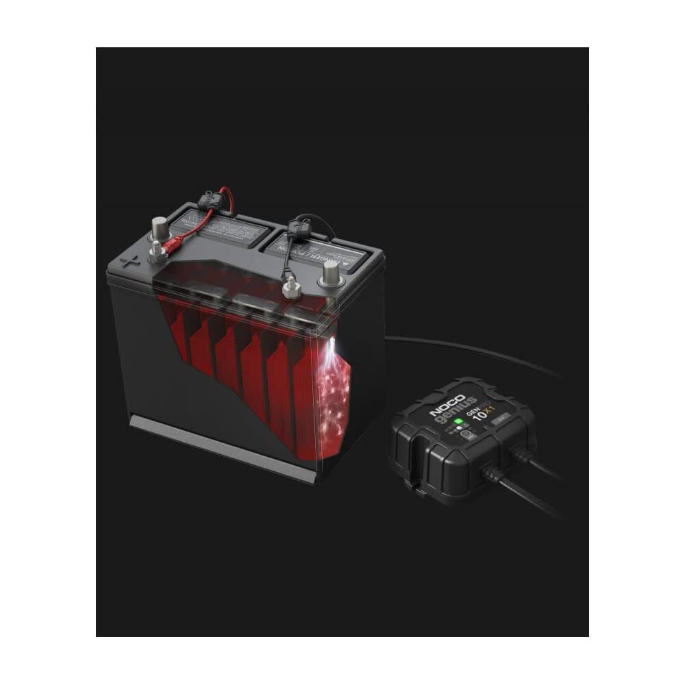 Battery Charger 12V 10A Fully Automatic Waterproof On Board GENPRO10X1