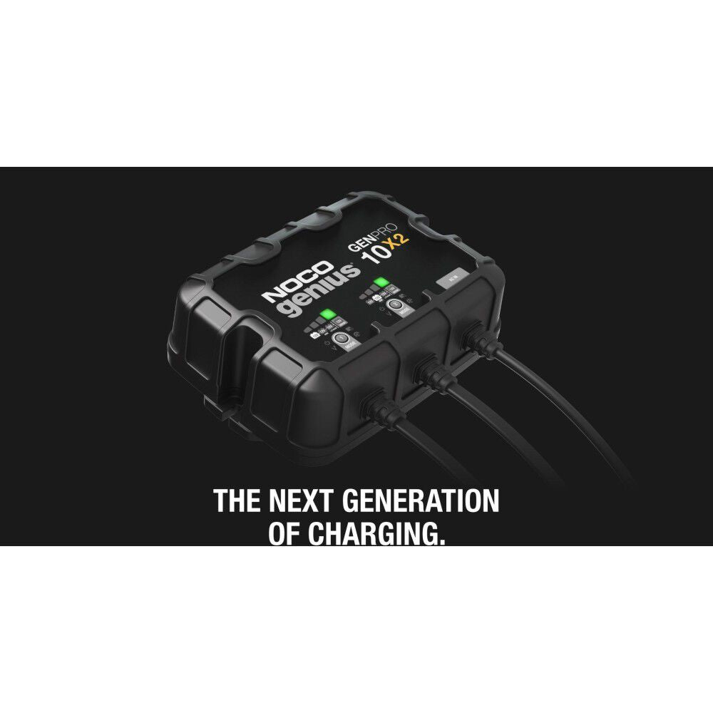 Battery Charger 12V 20A Fully Automatic 2 Bank On Board GENPRO10X2