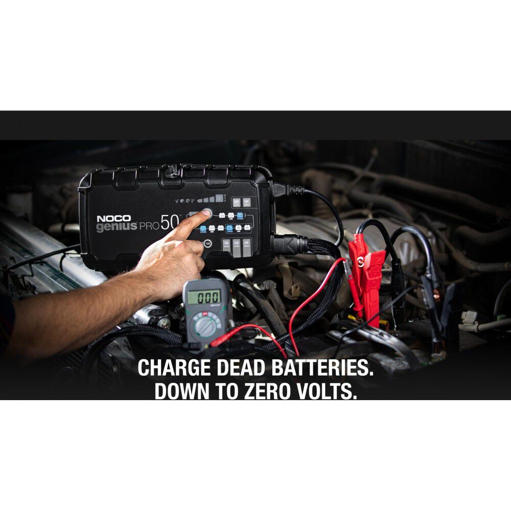 Smart Battery Charger 6V/12V/24V 50A Multi Voltage GENIUSPRO50