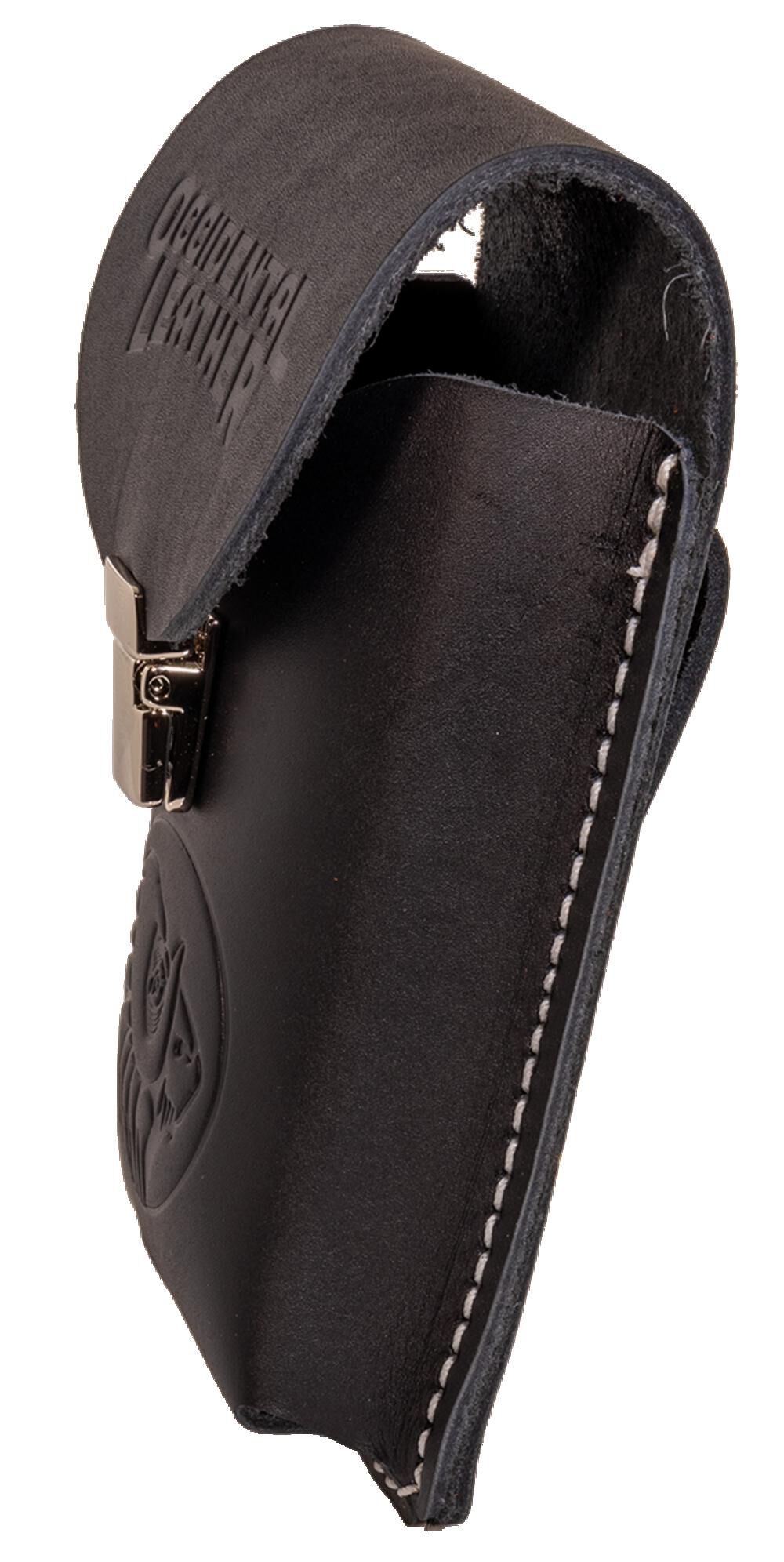 Belt Worn XL Leather Phone Holster Black B5331