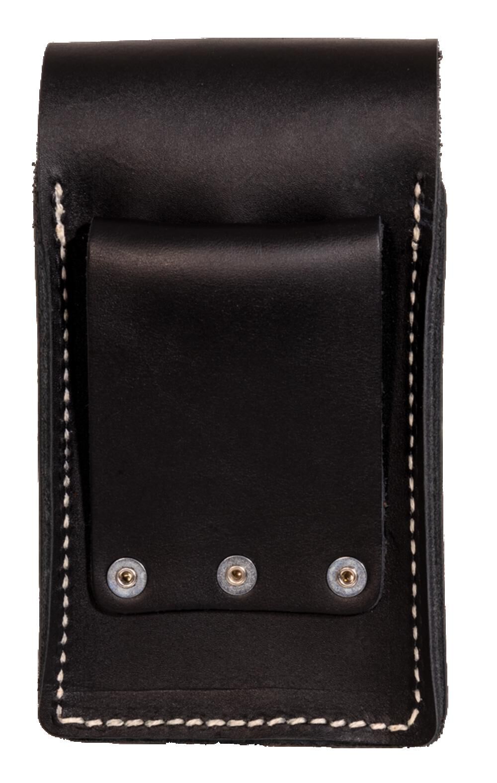Belt Worn XL Leather Phone Holster Black B5331