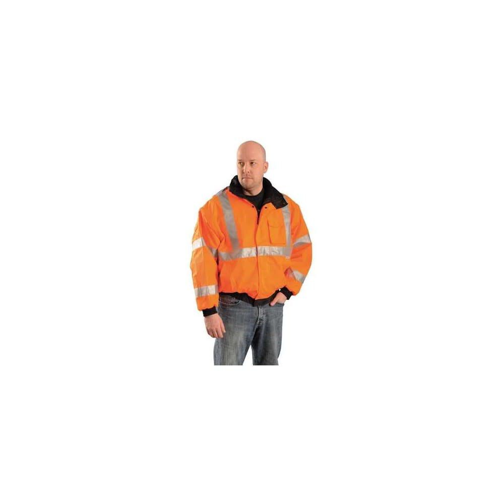 Hi-Vis Orange Premium Four-Way Original Bomber Jacket 4X LUX-TJBJ-O4X
