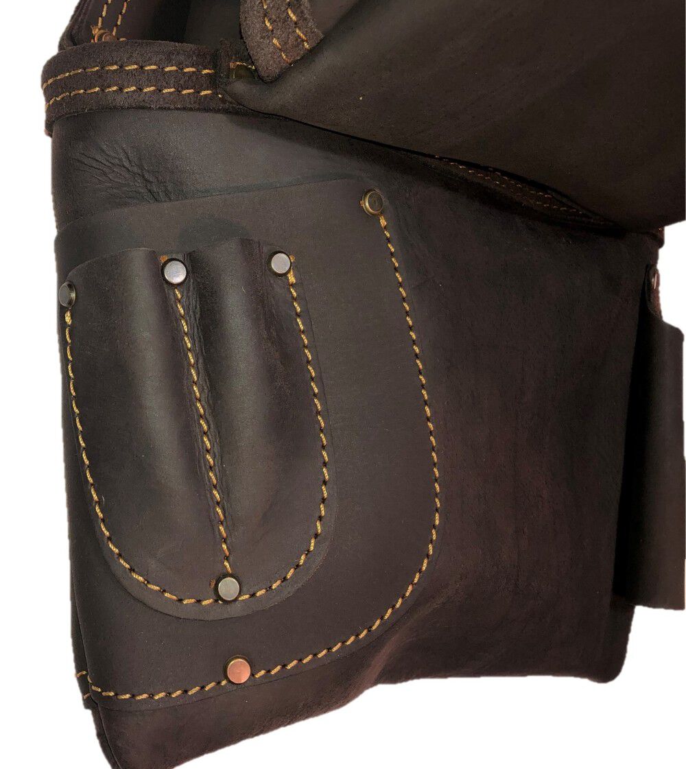 Fastener 3- Pouch Oil-Tanned Leather OX-P263503