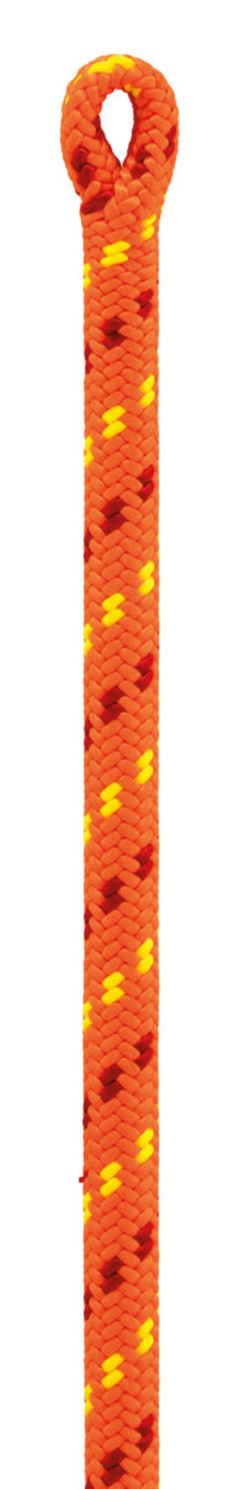 Flexible Lightweight Low Stretch Kernmantel Rope, One Splice, Tree Care 60m Orange R079AA05