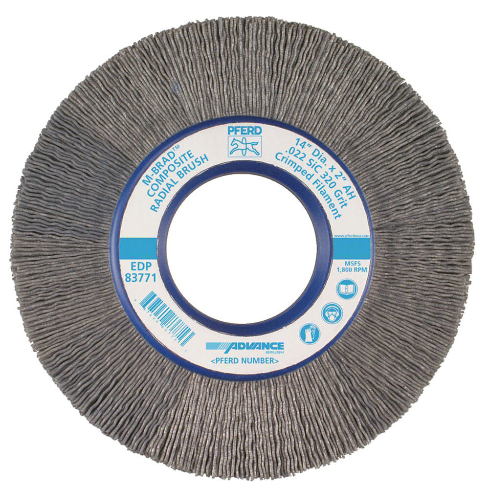 10in M BRAD Composite Wheel Brush 83745