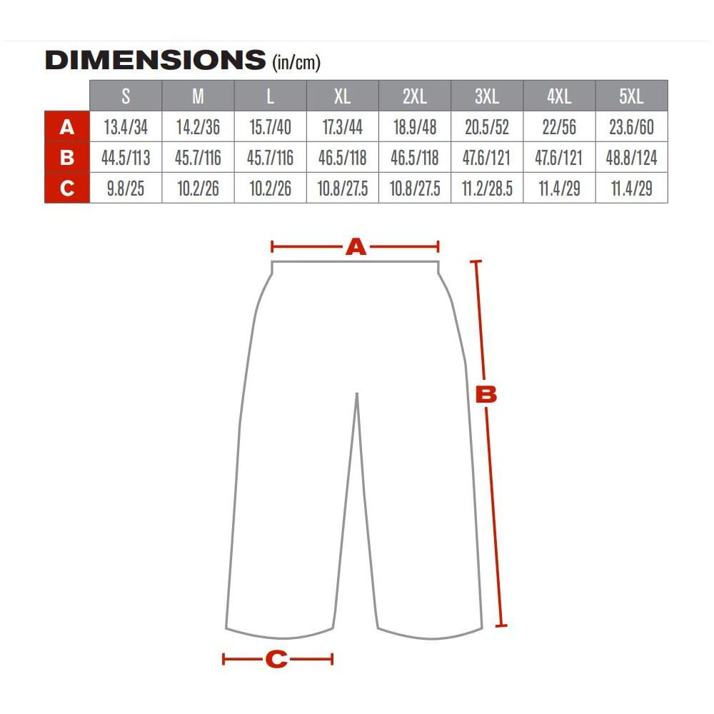 ANSI 107 Class E Ripstop Overpant Hi Vis Lime Yellow Medium 318-1771-LY/M