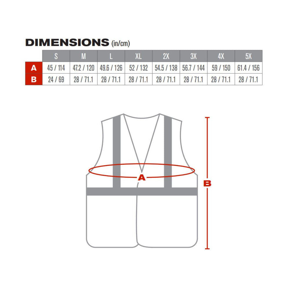 ANSI Type R Class 2 AR/FR Mesh Vest Hi Vis Yellow Large 305-2100-L